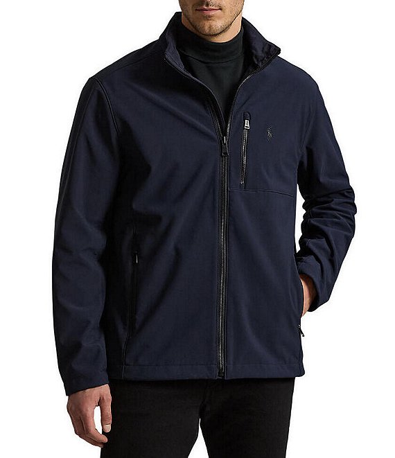 Polo Ralph Lauren Big & Tall Softshell Mockneck Jacket | Dillard's