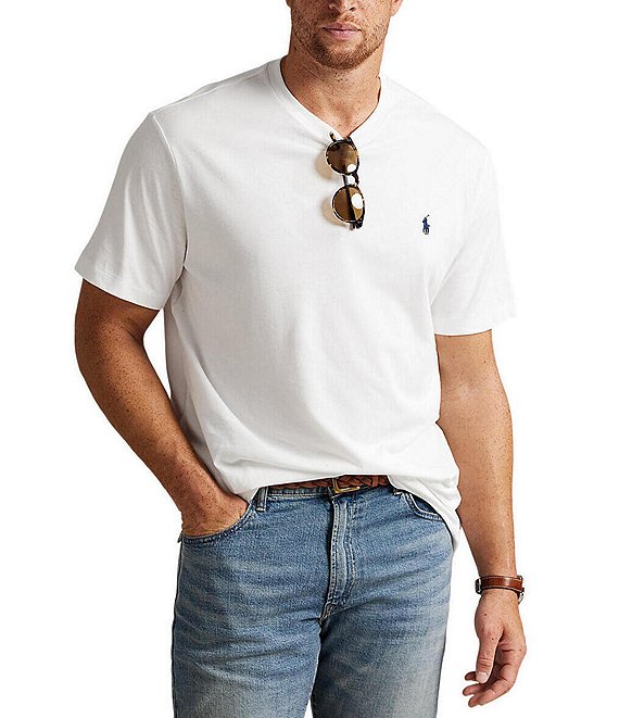 Polo Ralph Lauren Big & Tall Solid Jersey Short Sleeve T-Shirt