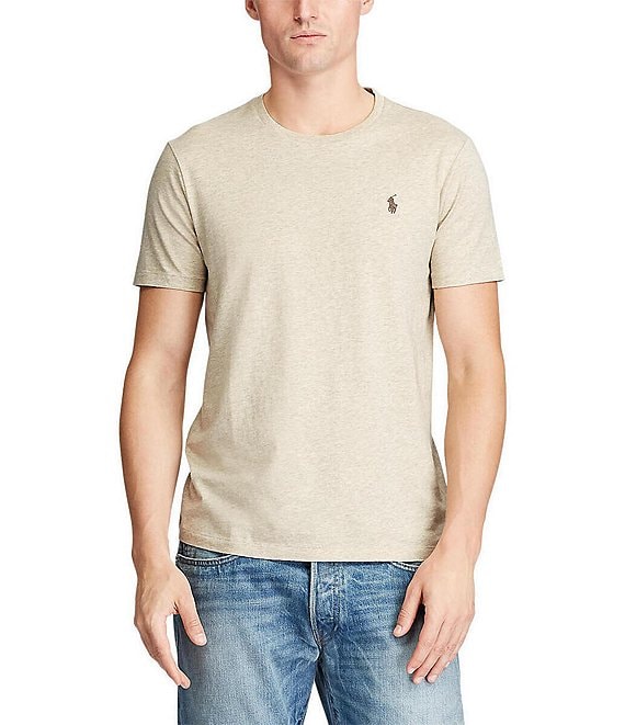 Polo Ralph Lauren Big & Tall Solid Short Sleeve T-Shirt | Dillard's