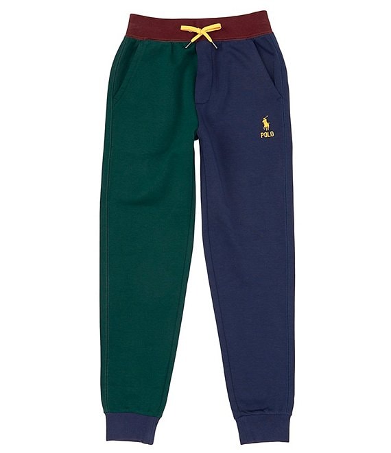 Polo Ralph Lauren Big Boys 8-20 Color Block Double Knit Jogger Pants