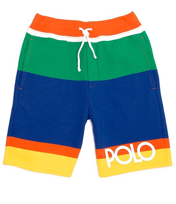 Polo Ralph Lauren Big Boys 8-20 Logo Striped Fleece Shorts | Dillard's
