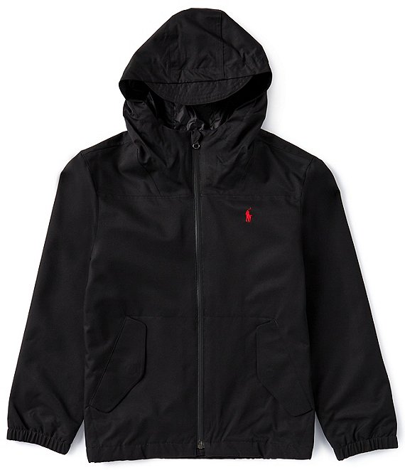 Polo Ralph Lauren Boys black Coat/Jacket Full Zipper Sweat Wear on sale Size 7