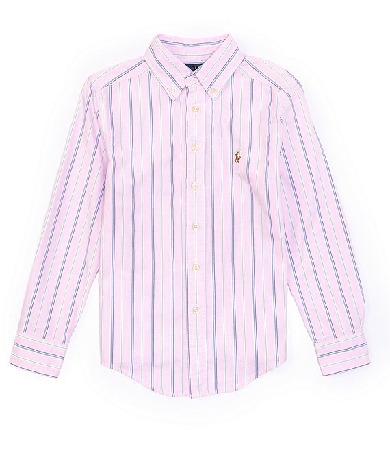 Polo Ralph Lauren Big Boys 8-20 Long Sleeve Striped Oxford Shirt
