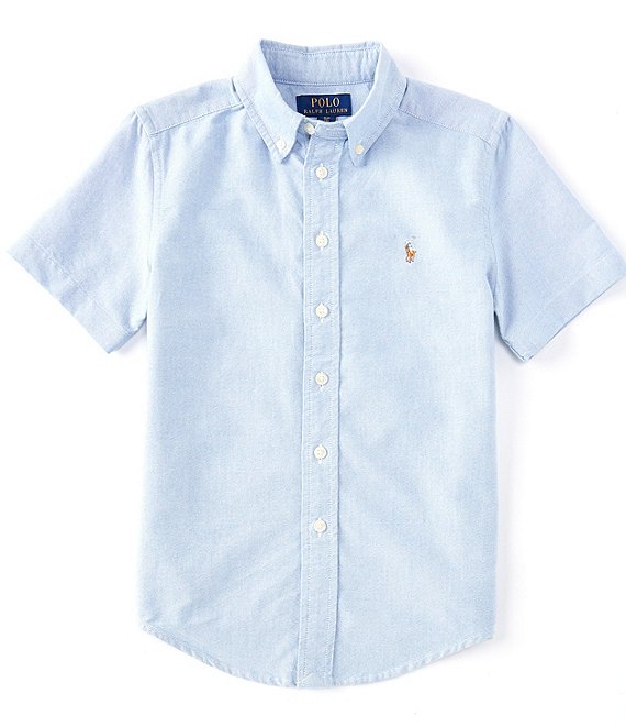Polo Ralph Lauren Big Boys 8-20 Short-Sleeve Cotton Oxford Button Down Shirt