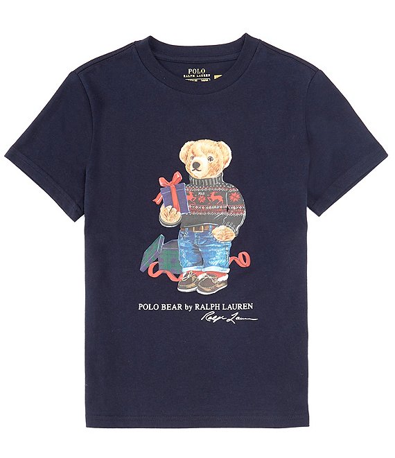 Polo Ralph Lauren Big Boys 8-20 Short Sleeve Polo Bear Jersey T-Shirt ...