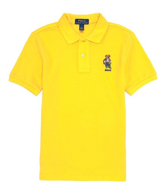 Polo Ralph Lauren Big Boys 8-20 Short Sleeve Polo Bear Mesh Polo Shirt ...