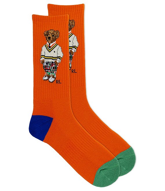 Polo Ralph Lauren Big Cricket Bear Single Pair Socks | Dillard's