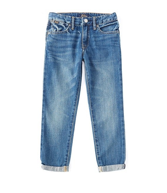 Polo Ralph Lauren Big Girls 7-16 Astor Slim-Fit Boyfriend Jeans | Dillard's
