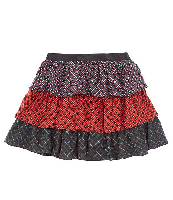 Girls: It's All Possible Red Tartan Plaid Skirt
