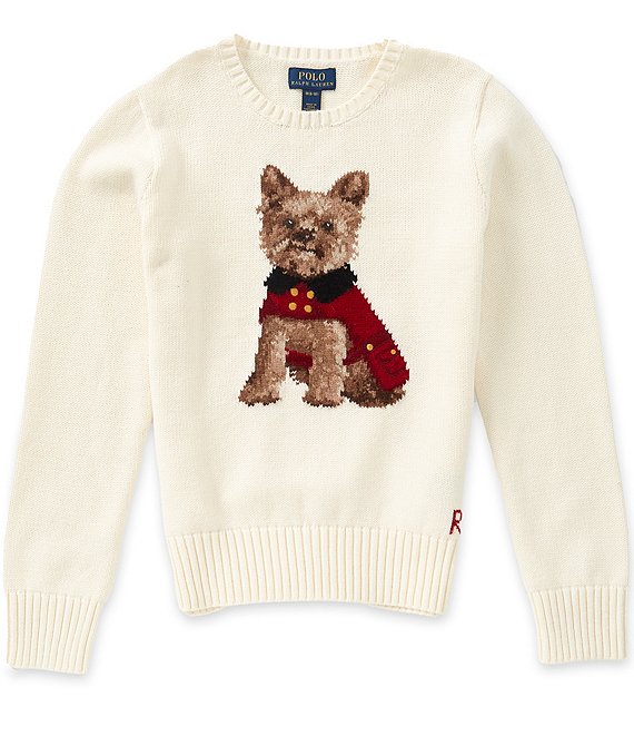 Polo Ralph Lauren Big Girls Long Sleeve Pullover Sweater