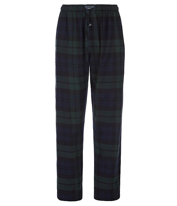 Polo Ralph Lauren Blackwatch Plaid Flannel Pajama Pants | Dillard's