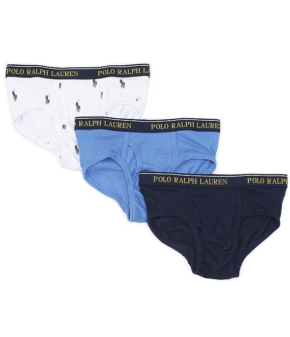 Polo Ralph Lauren BRIEF 3 PACK - Pants - navy/white/dark blue