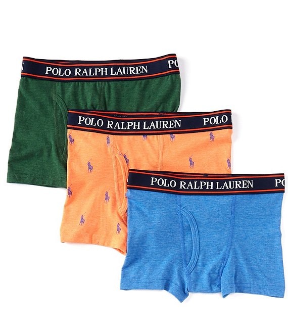 Polo Ralph Lauren Big Boys 8-20 Blue, Melon, & Green Assorted 3-Pack ...