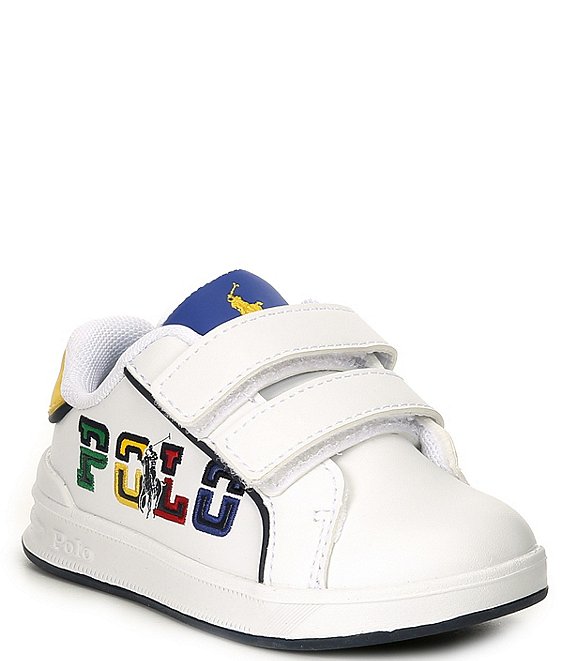 Polo Ralph Lauren Boys Heritage Court III Graphic EZ Sneakers Toddler