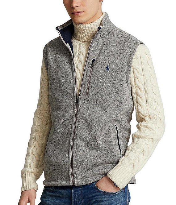 Polo Ralph Lauren Brushed Fleece Full-Zip Vest | Dillard's