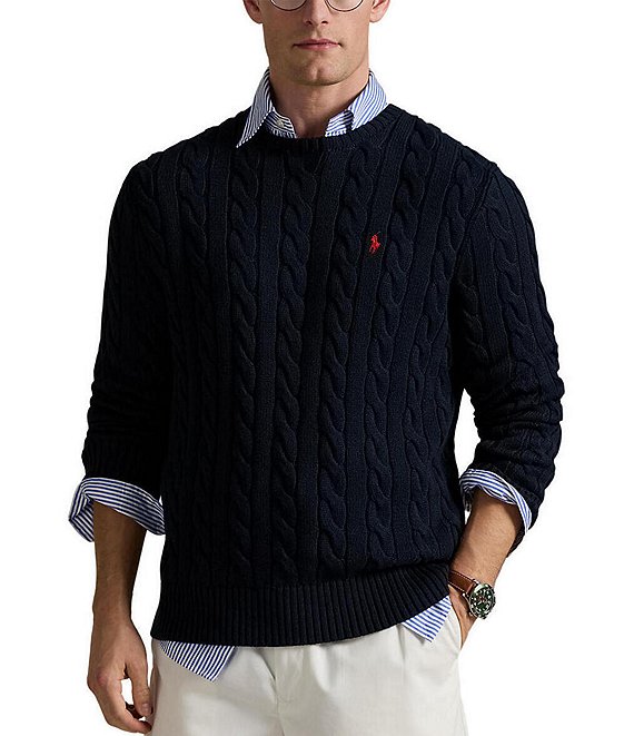 Polo Ralph Lauren Cable Knit Cotton Sweater | Dillard's