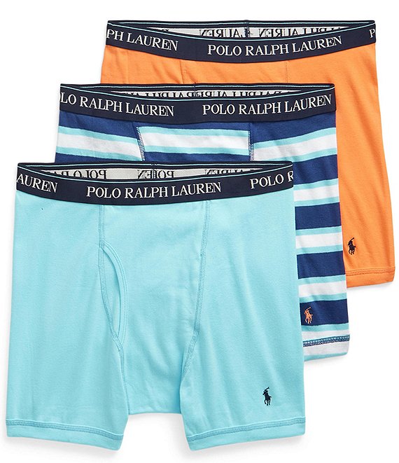 Polo Ralph Lauren Classic-Fit Assorted Boxer Briefs 3-Pack | Dillard's