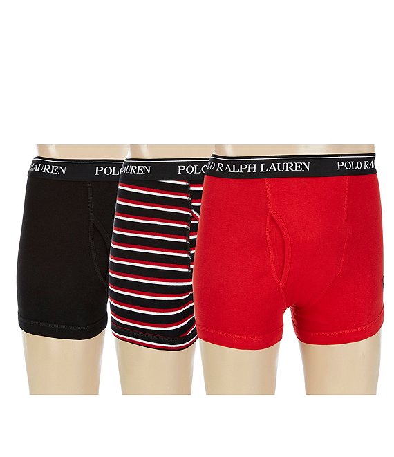 Polo Ralph Lauren Classic Fit Assorted Boxer Briefs 3 Pack