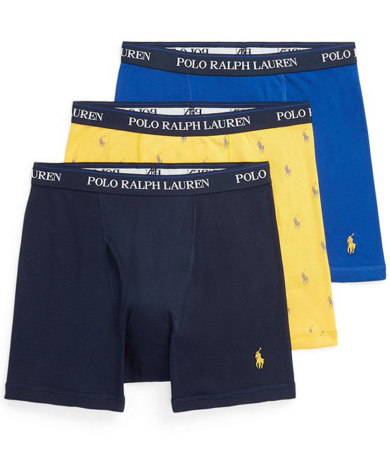 Polo Ralph Lauren Classic Fit Assorted 6 Inseam Boxer Briefs 3-Pack |  Dillard's