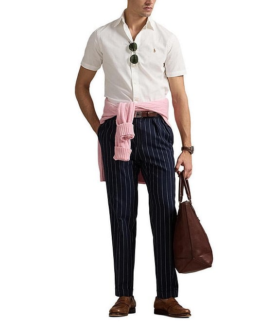 Polo Ralph Lauren Classic-Fit Chambray Short-Sleeve Woven Shirt