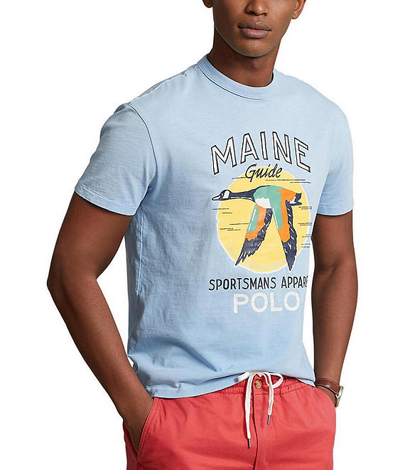 Polo Ralph Lauren Classic-Fit Jersey Graphic Short-Sleeve Tee