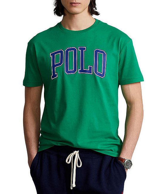 Buy now Polo Ralph Lauren SHORT SLEEVE POLO - 710810495001 - Polo Ralph  Lauren® script printed at the center front