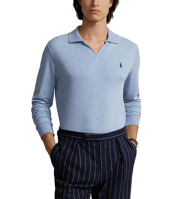 Polo Ralph Lauren Classic Fit Long Sleeve Interlock Polo Shirt | Dillard's