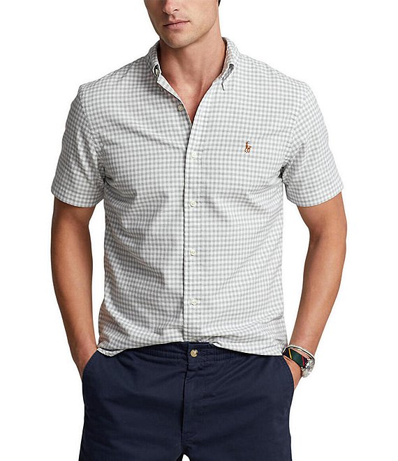 Polo Ralph Lauren Classic-Fit Oxford Short-Sleeve Woven Shirt | Dillard's