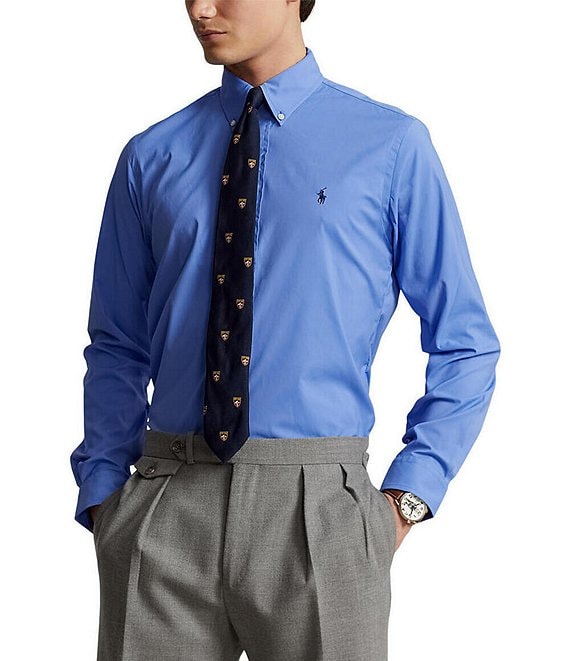 Polo Ralph Lauren Classic-Fit Performance Stretch Twill Long-Sleeve Woven  Shirt | Dillard's