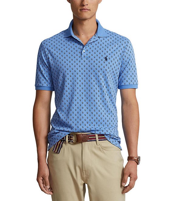 Polo Ralph Lauren Classic Fit Printed Soft Cotton Short Sleeve Polo Shirt Dillard s