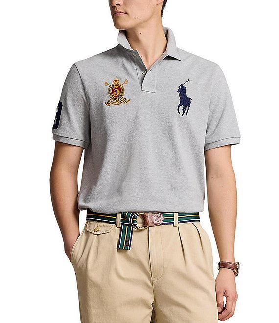 NWT POLO RALPH LAUREN Men's sale Classic Fit Big Pony Mesh Polo Shirt