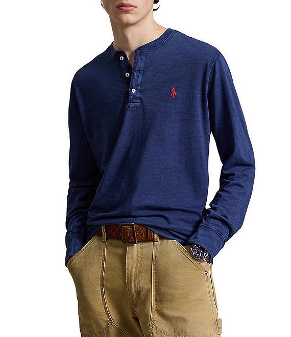 Polo Ralph Lauren Classic Fit Slub Jersey Henley Shirt