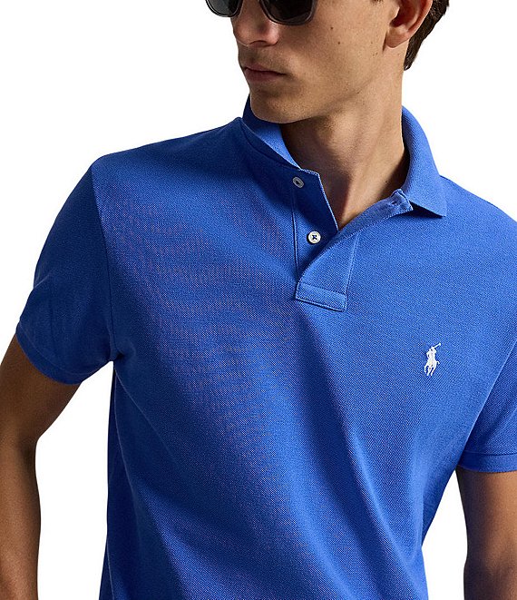 Polo Ralph Lauren Classic Fit Solid Cotton Mesh Polo Shirt | Dillard's