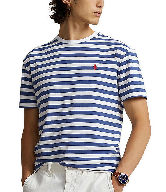 Polo Ralph Lauren Classic-Fit Striped Jersey Short-Sleeve T-Shirt ...