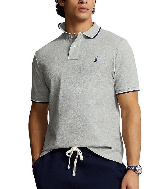 Polo Ralph Lauren Classic Fit Tipped Mesh Short Sleeve Polo Shirt