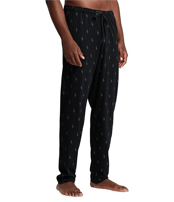 Polo Ralph Lauren Classic Knit All Over Polo Player Pajama Pants ...