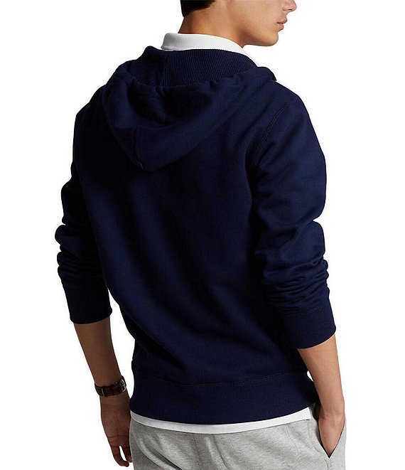 Polo Ralph Lauren Classic Solid Full Front Zip Fleece Hoodie