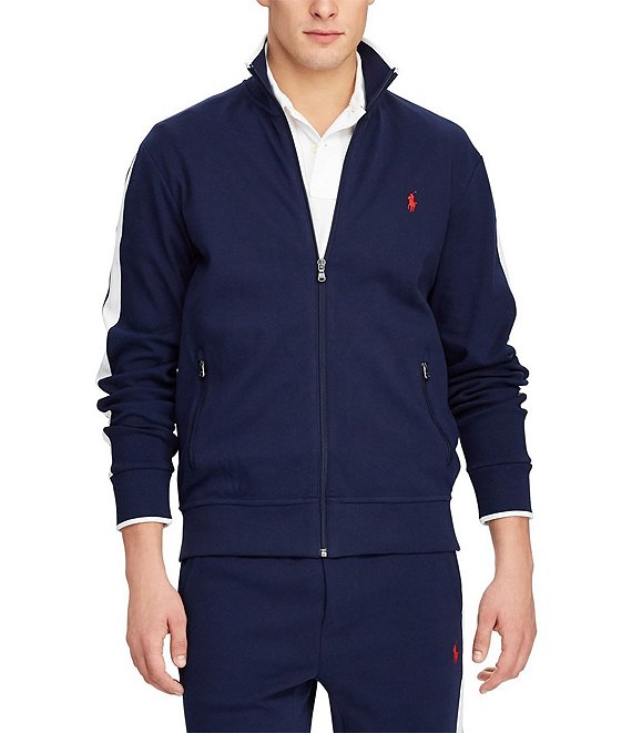 Polo Ralph Lauren Contrast Tip Lightweight Track Jacket | Dillard's