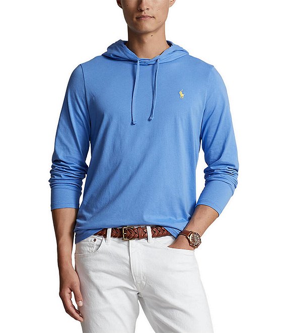 Polo Ralph Lauren Cotton Jersey Long-Sleeve Hoodie T-Shirt | Dillard's