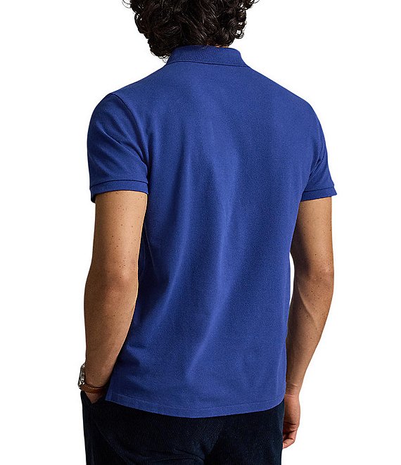 Polo Ralph Lauren Custom Slim Fit Solid Mesh Polo Shirt | Dillard's