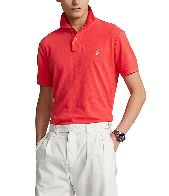 Polo Ralph Lauren Men's Custom Slim Fit Mesh Polo Shirt