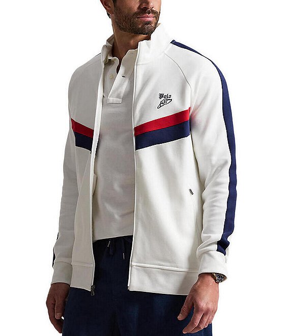 Polo Ralph Lauren Double-Knit Long Sleeve Track Jacket | Dillard's