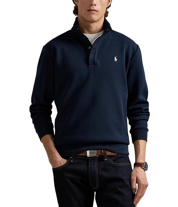 Polo Ralph Lauren Double-Knit Mockneck Pullover