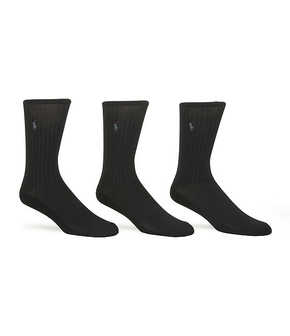 Color:Navy - Image 1 - Micro-Cushioning Dress Socks 3-Pack