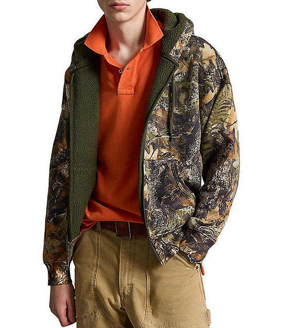 Polo Ralph Lauren Forest Print Double Knit Hoodie