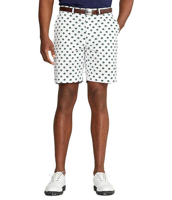 Color:Provincal Bud White - Image 1 - Golf Classic-Fit Performance Stretch 9#double; Inseam Shorts