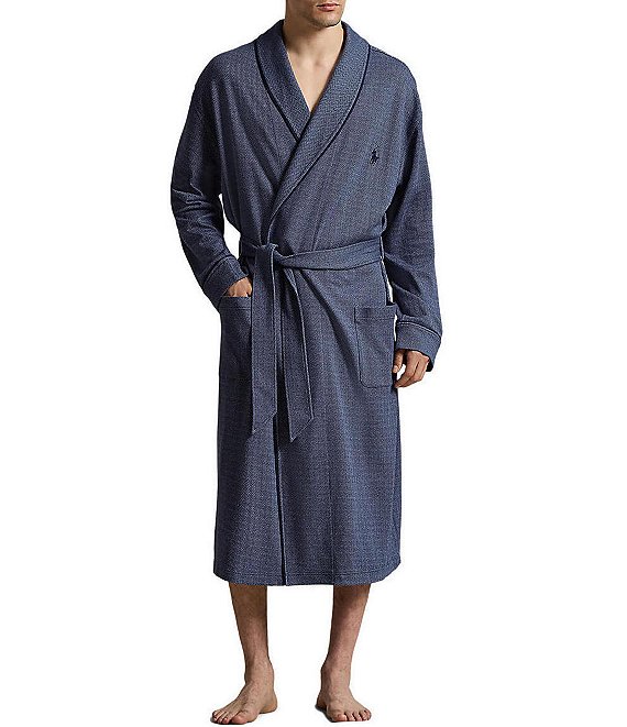 Polo Ralph Lauren Herringbone Knit Robe