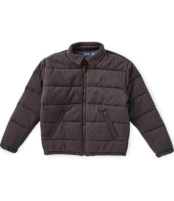 Polo Ralph Lauren Herringbone Quilted Double-Knit Jacket