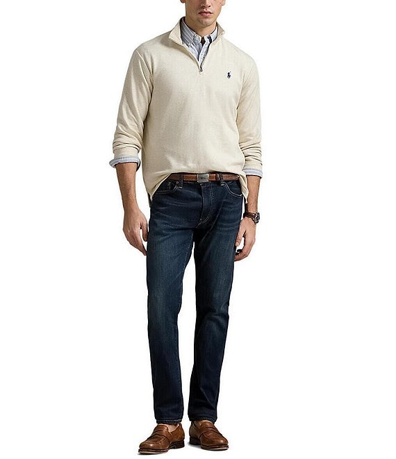 Polo Ralph Lauren Jacquard Quarter-Zip Pullover | Dillard's