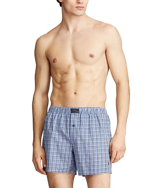 Polo Ralph Lauren Jefferson Plaid Woven Boxers | Dillard's